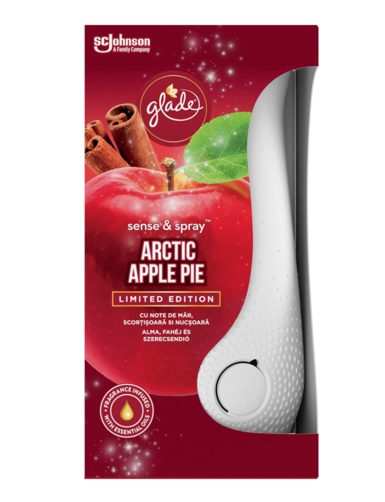 Glade sense spray ap.apple pie